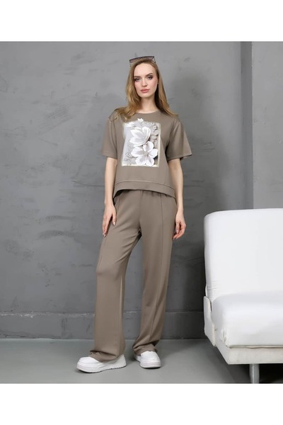 REDMİNA fashion Modern Art Printed Double Set