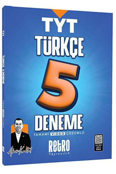 RETRO YAYINCILIK TYT Türçe 5 Deneme Tamamı Video Çözümlü Aker Kartal