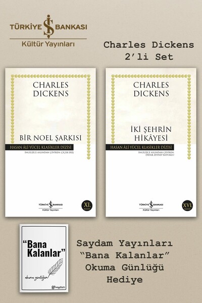 TÜRKİYE İŞ BANKASI KÜLTÜR YAYINLARI Bir Noel Şarkısı & İki Şehrin Hikâyesi - ...