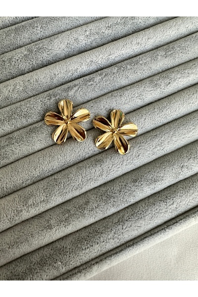 ringbox Gold Flower Earrings