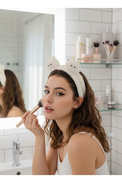 MYNAURA Plush Detailed Hair and Makeup Headband – Soft and Adorable Design with Various Figures