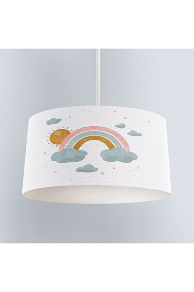 Talia Home Pastel Gökkuşağı Desenli Çocuk Odası Sarkıt Avize TLAV-330