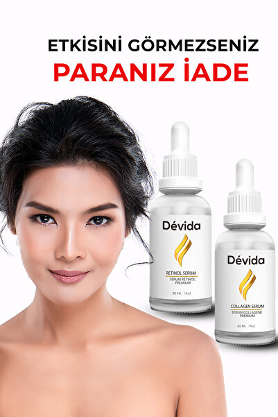 Devida Kolajen ve Retinol Kırışıklık Göz Çevresi Alın Bölgesi ve Kaz Ayakları...