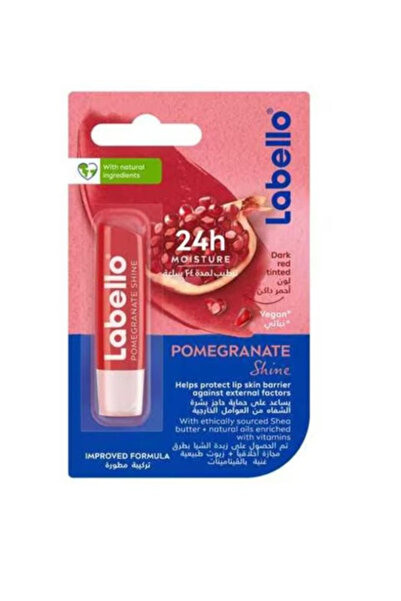 LABELLO Labello Lip Care Moisturizer, Pomegranate Gloss, 4.8g