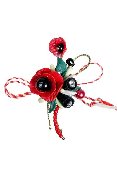 Miidefloriart Brooch type martisor, model 26MBR124