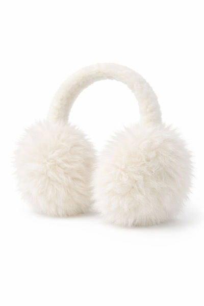 Beksy Accessory Kadın Peluş Kulaklık – Kışlık Yumuşak Kulak Koruyucu (Siyah /...