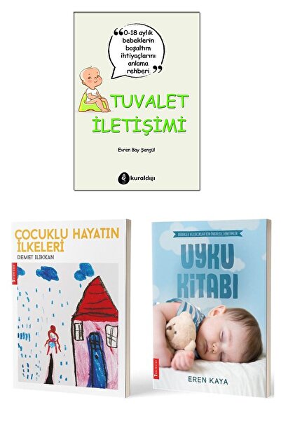 Kuraldışı Yayınevi Tuvalet Iletişimi + Uyku Kitabı + Çocuklu Hayatın Ilkeleri...