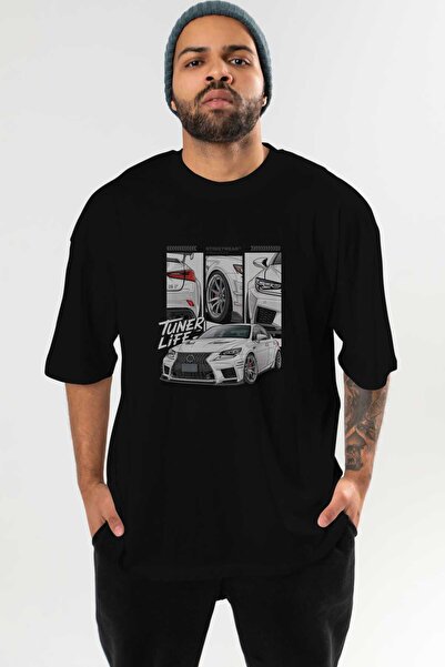 Ankhises Σειρά αυτοκινήτων (72) μπροστινό μπλουζάκι με τύπωμα oversized Ανδρι...