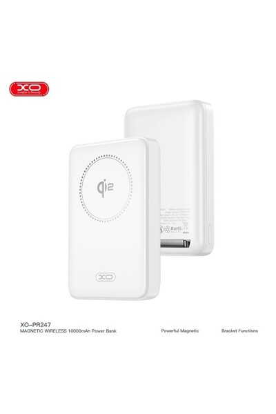 Xo PR247 10000mAh Qi2 Sertifikalı MagSafe Powerbank – 30W PD USB-C Çıkışlı St...