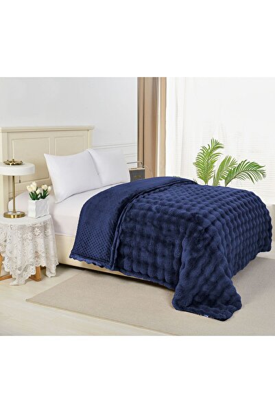 Veluxio Home Rabbit Fur Blanket - Soft, Fluffy and Warm