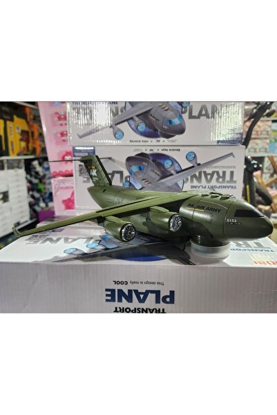 Ailenizin Oyuncakçısı PİLLİ BUYUK BOY ASKERİ KARGO UÇAĞI VİDEOLU ÜRÜN