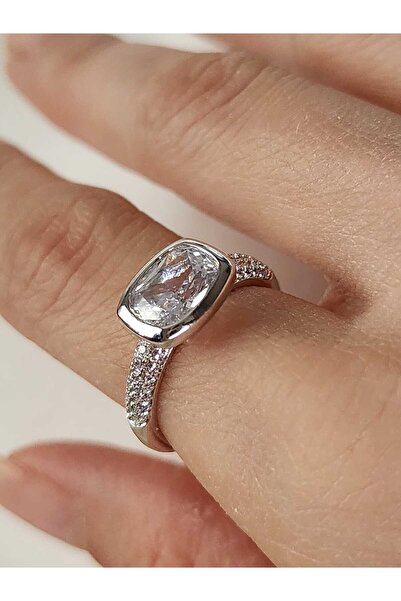 ZÜLİSCH Silver Faced Original Xuping Square Reckoning Stone Zicron