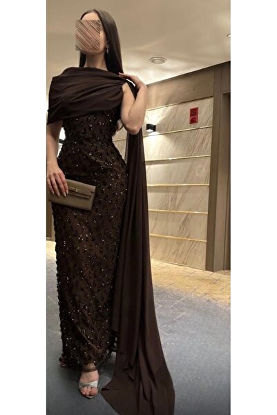 SHD Evening dress with embellishments, teardrop fabric