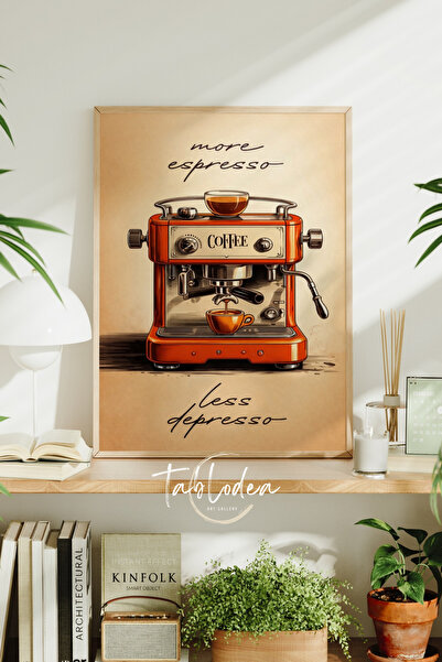 tablodea Pinterest Tarzı Mutfak Kahve Köşesi Dekoru, TD More Espresso Less De...