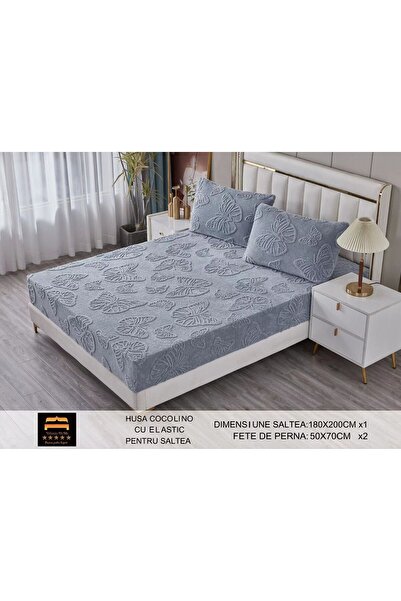 Veluxio Home Cocolino bed cover with elastic + 2 pillowcases – premium, soft ...