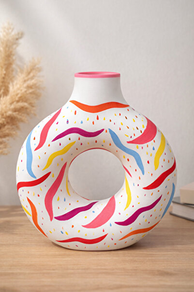 Della Colorful Decorative Vase Byoplastik