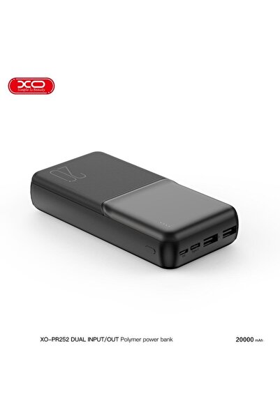 Xo 2.1a Hızlı Çift Usb Çıkışlı Type-c Micro Girişli 20000 Mah Taşınabilir Şar...