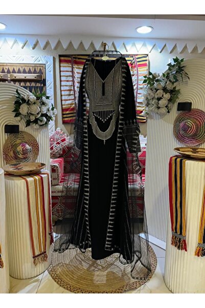 SILA fashion Traditional black jalabiya