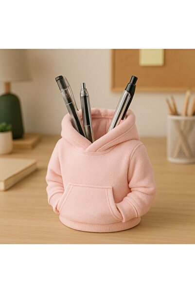Basart Hoodie Tasarımlı Dekoratif Kalemlik | Ofis & Çalışma Masası Organizer