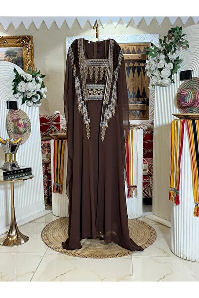 SILA fashion Traditional brown jalabiya