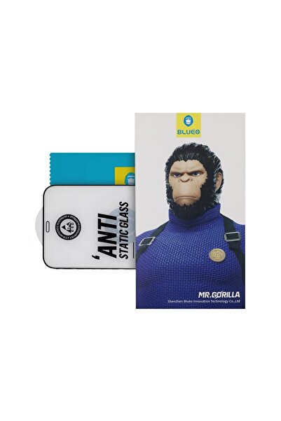 BLUEO واقي شاشة زجاجي عالي الدقة 2.5D Silk HD متوافق مع iPhone 12 / 12 Pro