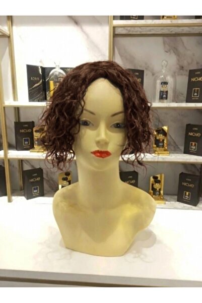 Gerçek Efsane Kahve permalı tepelik gerçek saç