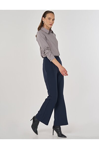 Kayra Basic Pants Dark Navy Blue