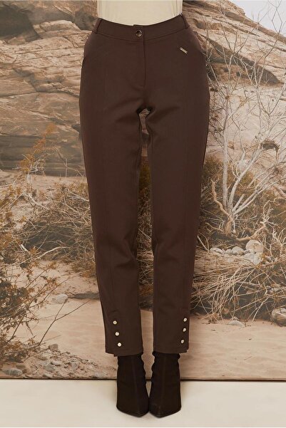 Alvina Button Detail Pants 70944