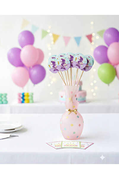 Evabrite 20 Pieces 7 cm Mermaid Themed Party Toothpicks - Cupcake and Cake De...