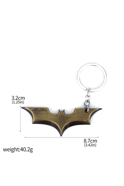Miniso K00217-02 Movie Cosplay Keychain Bat Person Pendant Key Chain for Wome...