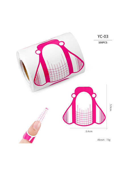 Choice YC-03 ١٠٠ قطعة من جل الأكريليك بالأشعة فوق البنفسجية لتطويل الأظافر، و...