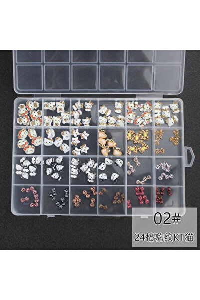 Miniso ٢٤ شبكة - ١٢٠ قطعة، ٢٤ علبة / ١٢ علبة، منتج جديد: زينة أظافر قطط رائعة...