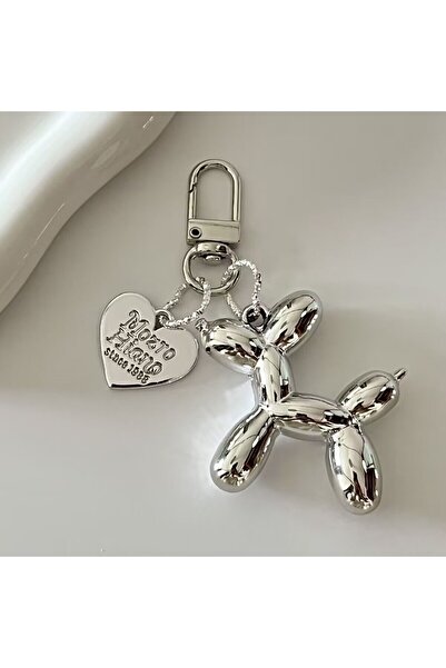 Choice Slive Fashion Keychain Punk Y2K Balloon Dog Keychains for Women Bag Pe...