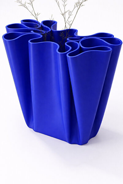 Vescarri مزهرية زخرفية بتصميم مطوي - مزهرية بتصميم عصري قابل للطي