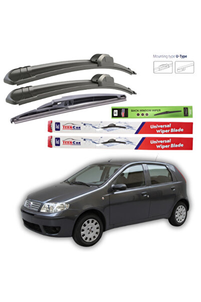 TEAMCAR Ștergătoare de parbriz Fiat Punto 5 uși (188) 1999-2010 – Set complet