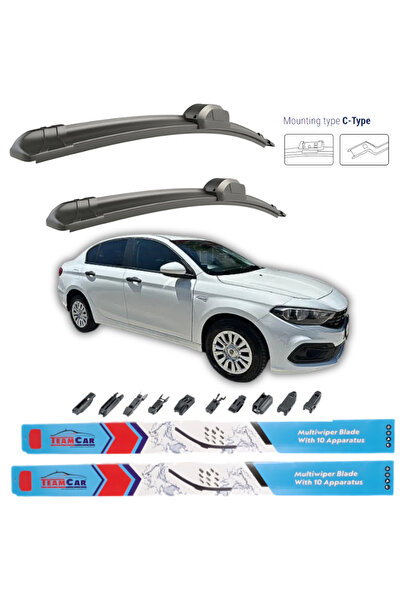 TEAMCAR Wipers Fiat Tipo (356) SEDAN 2015-2020