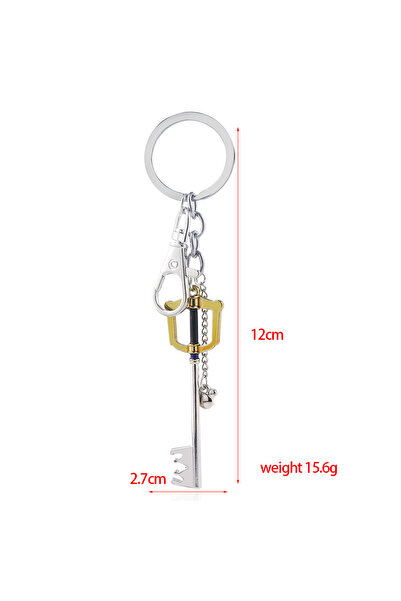 Miniso K00285-02 لعبة Kingdom Hearts Sora Key سلسلة مفاتيح Keyblade نموذج سلا...