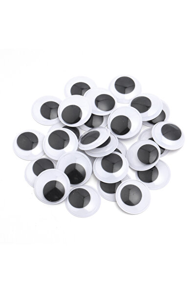 Choice 24mm 50pcs 50-500pcs DIY Movable Eyes Simulation Animal Eyeball Black ...