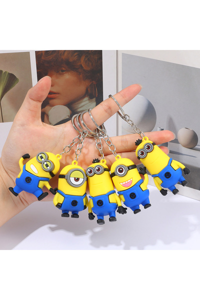 Choice 5 قطع من سلسلة مفاتيح أنمي صغيرة، لعبة كرتونية للأطفال، هدية، حلقة مفا...
