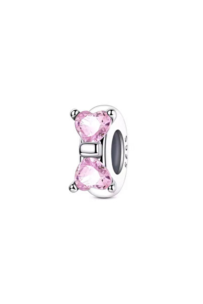 Choice32 B6761 Original 925 Sterling Silver Pink Series Charms Cake Beads Bes...