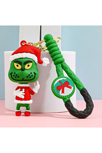 Choice سلسلة مفاتيح فقاعات سيليكونية بطول 6 سم، هدايا عيد الميلاد، دمى قفز زن...