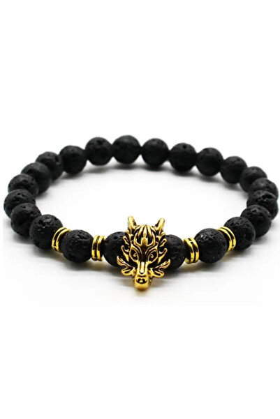 Choice1 YB1082-1 Fashion Classic Dragon Head Buddha Bead Bracelet Black Stone...