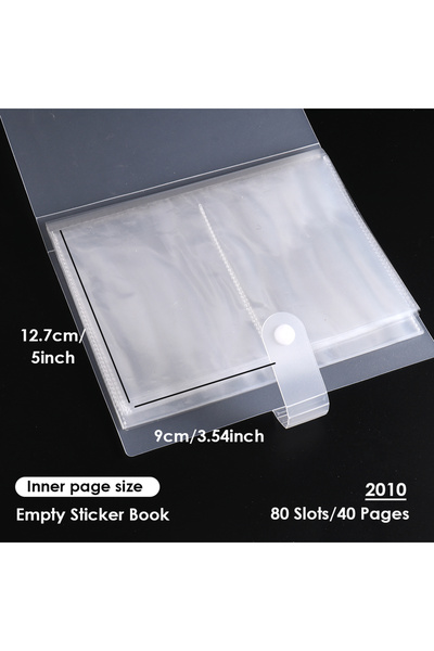 Choice 2010، كتاب تخزين ملصقات الأظافر، ألبوم صور، منظم ملصقات، 100 خانة فارغة