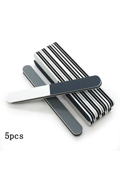 Choice1 ٥ قطع/٥/١٠/٢٠ قطعة من مبرد إسفنجي لتلميع الأظافر، شرائط تلميع ثلاثية ...