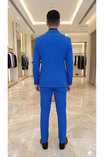 Plus Scorpion Costum bărbătesc elegant cu 6 nasturi