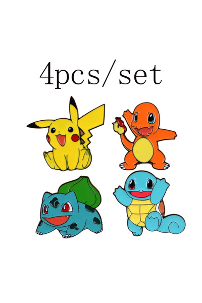 Choice 1 Cute Anime Monster Enamel Pin Japanese Cool Game Brooches Woman Men ...