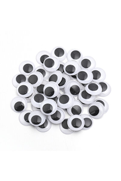 Choice 15mm 200pcs 50-500pcs DIY Movable Eyes Simulation Animal Eyeball Black...