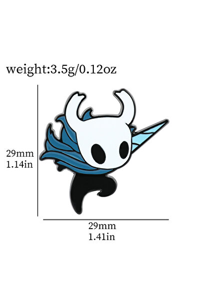 Miniso Hollow Knight Pins Hollow Knight Enamel Pins Cute Cartoon Metal Brooch...