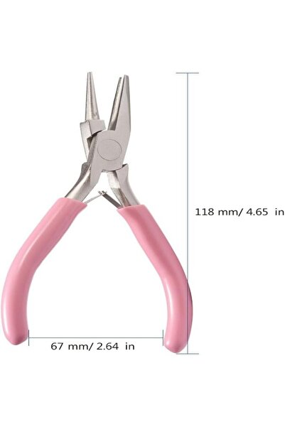 Choice Pink Professional Jewelry Pliers Beading Pliers Jewelry Repair Pliers ...