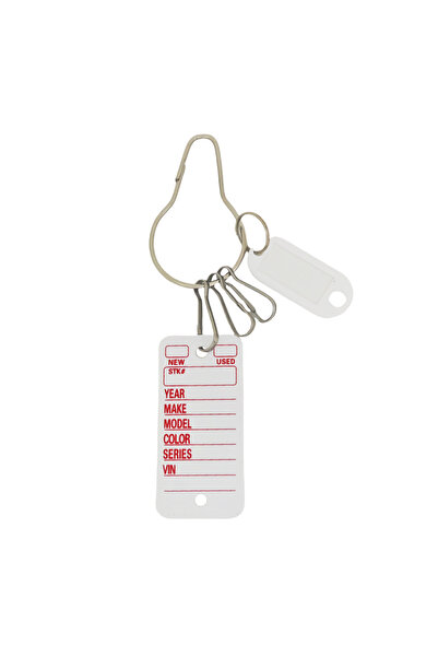 Choice A2 DIY Engravable Nameplate Keychain, Stylish Card-shaped Car Keychain...